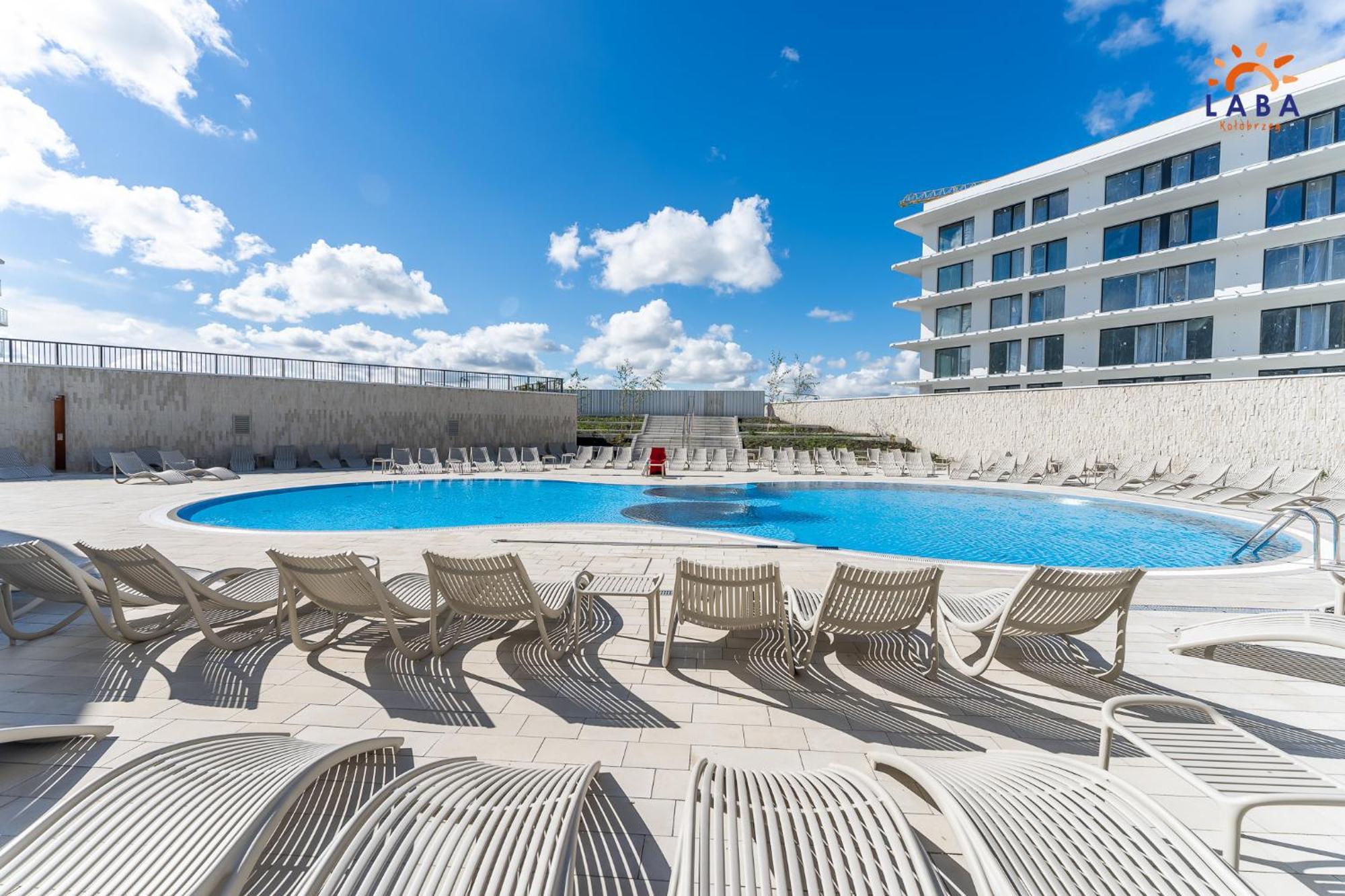 Laba Kolobrzeg Apartamenty Polanki Aqua Parking, Basen W Cenie Esterno foto